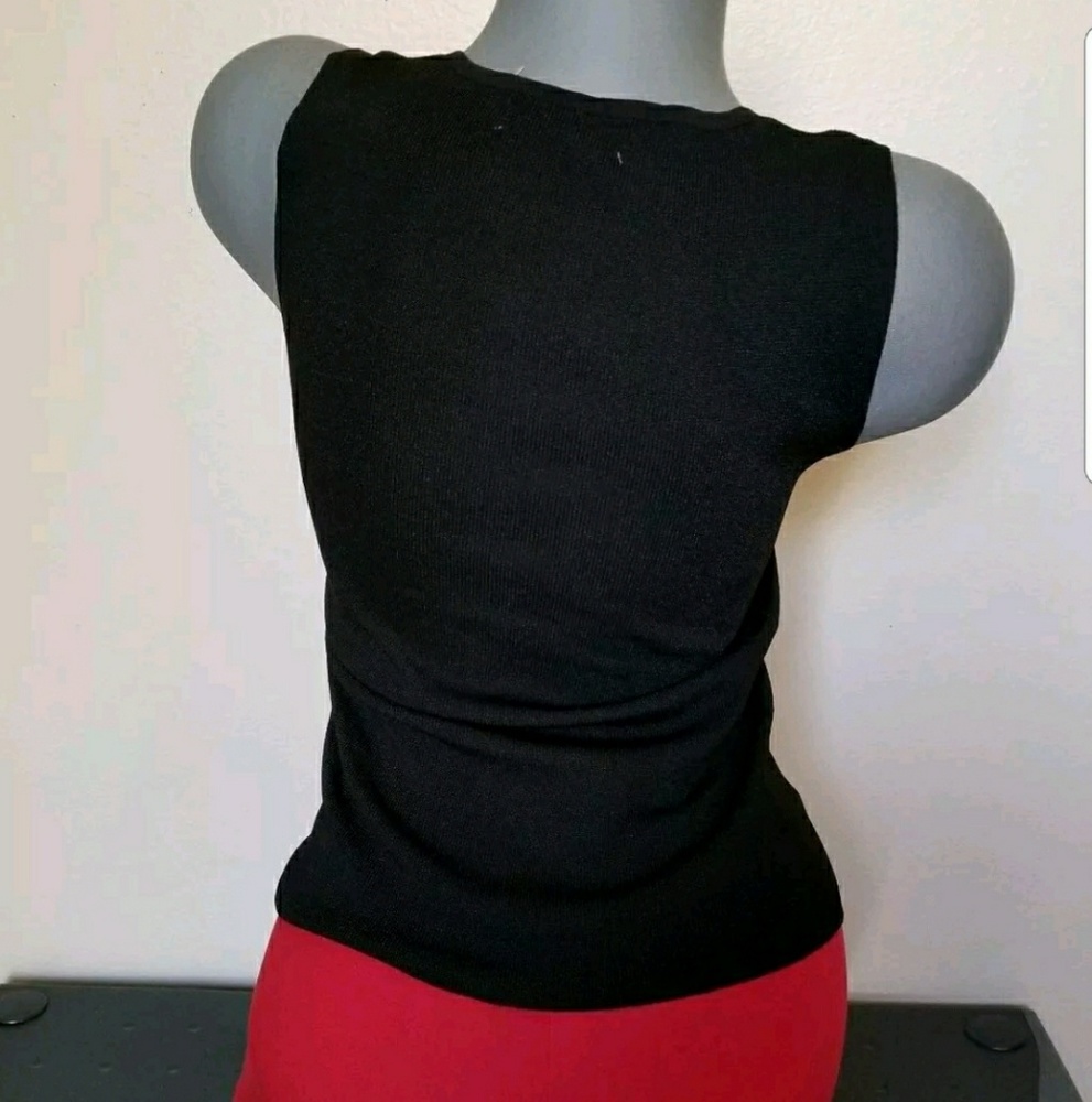 ZARA Fashion Sleeveless Black Top - Picture 5 of 5